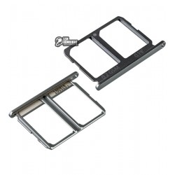Тримач SIM-карти для Samsung G920FD Galaxy S6 Duos, чорний Тримач SIM-карти для Samsung G920FD Galaxy S6 Duos, чорний