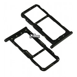 Держатель SIM-карты для Huawei P20 lite, c держателем MMC, черный Держатель SIM-карты для Huawei P20 lite, c держателем MMC, черный