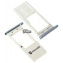 Держатель карты памяти для Samsung A530F Galaxy A8 (2018), A730F Galaxy A8+ (2018), фиолетовый, single SIM