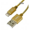 Кабель Lightning - USB, Remax silver Serpent RC-080i