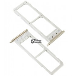 Держатель SIM-карты для Samsung G928FD Galaxy S6 EDGE Plus dual sim, золотистый