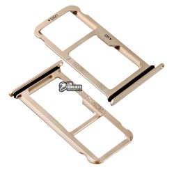 Держатель SIM-карты для Huawei Mate 10 (ALP-L09), Mate 10 (ALP-L29), розовый, c держателем MMC, pink gold Держатель SIM-карты для Huawei Mate 10 (ALP-L09), Mate 10 (ALP-L29), розовый, c держателем MMC, pink gold