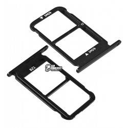 Держатель SIM-карты для Huawei Honor 10, черный Держатель SIM-карты для Huawei Honor 10, черный