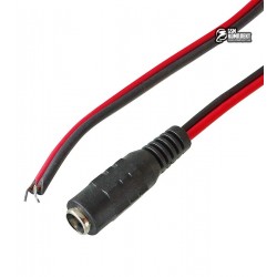 Гнездо питания DC 5,5/2,1мм, с кабелем 1,5м