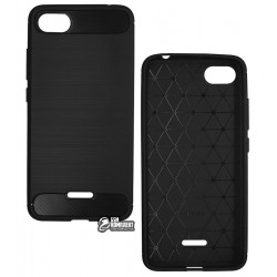 Чохол для Xiaomi Redmi 6A, Polished carbon, силіконовий