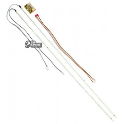 LED планка лампа подсветки мониторов универсальная 19-24 дюйма, 2шт с драйвером