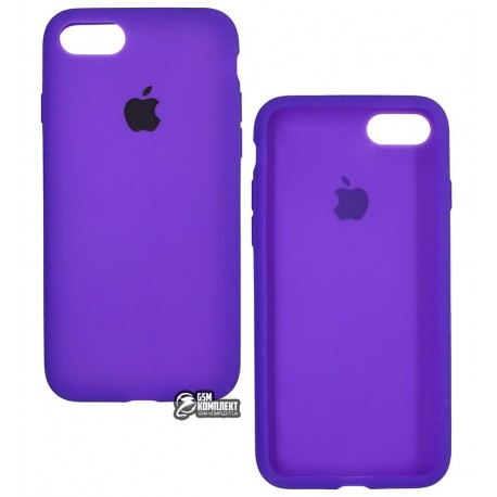 Чехол для Apple iPhone 7, iPhone 8, силиконовый, ультратонкий, 0.3 мм, UltraViolet
