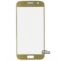 Стекло дисплея Samsung G930F Galaxy S7, original (PRC), 2.5D, золотистое