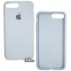 Чехол для Apple iPhone 7 Plus, iPhone 8 Plus, силиконовый, ультратонкий, 0.3 мм, Light Blue ((светло-голубой)