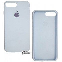 Чехол для Apple iPhone 7 Plus, iPhone 8 Plus, силиконовый, ультратонкий, 0.3 мм, Light Blue ((светло-голубой)