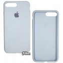 Чехол для iPhone 7 Plus, iPhone 8 Plus, силиконовый, ультратонкий, 0.3 мм, Light Blue ((светло-голубой)