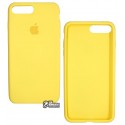 Чохол для iPhone 7 Plus, iPhone 8 Plus, силіконовий, ультратонкий, 0.3 мм, Yellow (жовтий)
