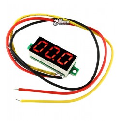 Вольтметр цифровий DC 0-100В, 0,28", три дроти, DVM-28.3AB Вольтметр цифровий DC 0-100В, 0,28", три дроти, DVM-28.3AB