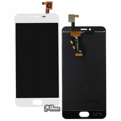 Дисплей для Meizu M3, M3 Mini, белый, с сенсорным экраном (дисплейный модуль), Original (PRC)