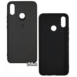 Чехол для Huawei P Smart Plus, Nova 3i, Carbon, силиконовый, черный Чехол для Huawei P Smart Plus, Nova 3i, Carbon, силиконовый, черный