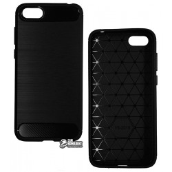 Чехол для Huawei Y5 (2018), Polished Carbon, силиконовый