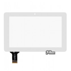 Тачскрін (сенсорний екран, сенсор) для китайського планшета 7, 30 pin, Ergo Tab Crystal 7, Ainol Novo 7 Crystal, Ainol Novo 7 Elf, з маркуванням HOTATOUCH C186116A1-PG, FPC635DR, FT5206GE1, 10X15, C186116A-PG, білий Тачскрін (сенсорний екран, сенсор) для китайського планшета 7, 30 pin, Ergo Tab Crystal 7, Ainol Novo 7 Crystal, Ainol Novo 7 Elf, з маркуванням HOTATOUCH C186116A1-PG, FPC635DR, FT5206GE1, 10X15, C186116A-PG, білий