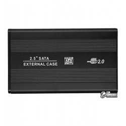Карман внешний 2.5" HQ-Tech, Sata, USB 2.0, черный