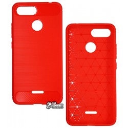 Чохол для Xiaomi Redmi 6, Polished Carbon (SGP Slim Iron), силіконовий