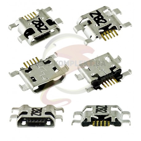 Коннектор зарядки Micro-USB для Huawei G8, Mate 8, 5 pin, тип-B
