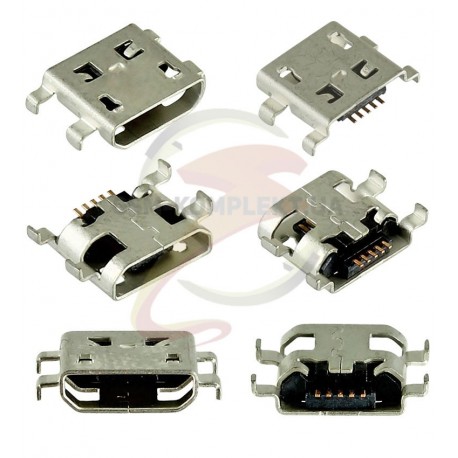 Коннектор зарядки для; планшетов, 5 pin, micro-USB тип-B, тип 15
