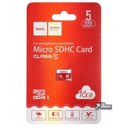 Карта памяти Hoco MicroSD Class 10 16GB