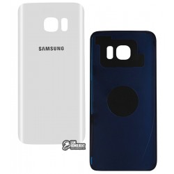 Задня панель корпусу для Samsung G935F Galaxy S7 EDGE, біла, original (PRC)