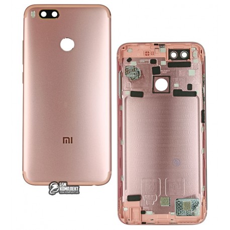 Задняя панель корпуса для Xiaomi Mi A1, Mi5X, розовая