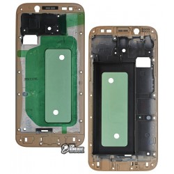 Рамка крепления дисплея для Samsung J530F Galaxy J5 (2017), золотистая