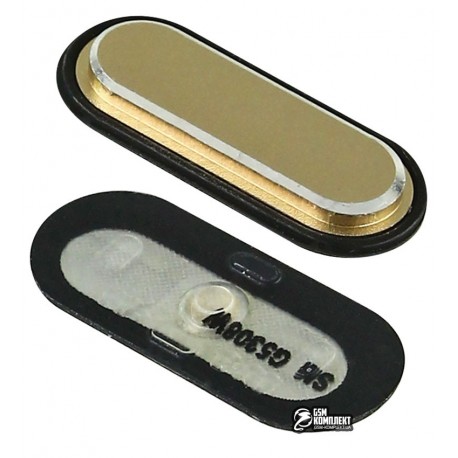 Пластик кнопки меню для Samsung J500F/DS Galaxy J5, J500H/DS Galaxy J5, J500M/DS Galaxy J5, золотистий