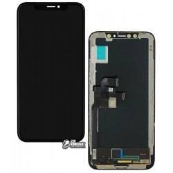 Дисплей iPhone X, черный, с сенсорным экраном (дисплейный модуль), (OLED), High Copy Дисплей iPhone X, черный, с сенсорным экраном (дисплейный модуль), (OLED), High Copy