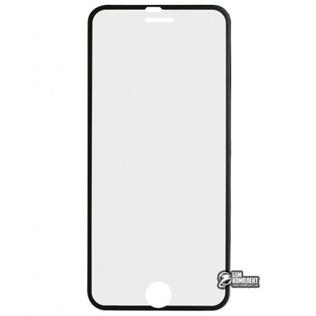 Закаленное защитное стекло для Apple iPhone 6 / iPhone 6s, 0,26 мм 9H, 3D Glass, с черной алюминиевой рамкой
