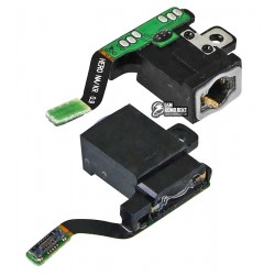 Коннектор handsfree для Samsung G930F Galaxy S7, G930FD Galaxy S7 Duos, со шлейфом