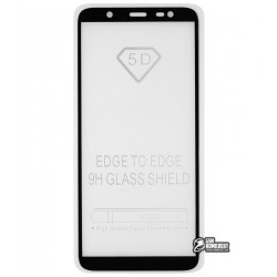 Закаленное защитное стекло для Samsung J810 Galaxy J8 (2018), Full Glue, 2.5D, 0,26 мм 9H