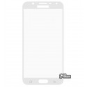 Загартоване захисне скло для Samsung G610F Galaxy J7 Prime, 0,26 mm 9H, білий колір