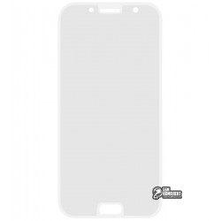 Загартоване захисне скло для Samsung A720 Galaxy A7 (2017), 3D, с закругленными углами, 0,26 мм 9H, прозрачное