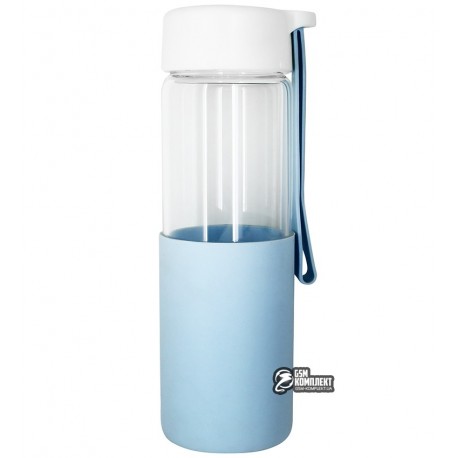 Бутылка для воды Muse, стеклянная в силиконовой защите