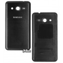 Задня кришка батареї для Samsung G355H Galaxy Core 2 Duos, чорний колір