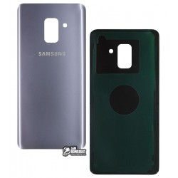 Задняя панель корпуса для Samsung A530F Galaxy A8 (2018), A530F/DS Galaxy A8 (2018), фиолетовая, серая