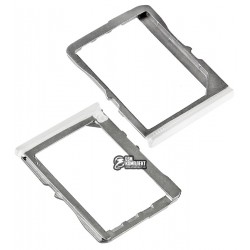 Держатель SIM-карты для HTC One M7 801e, белый