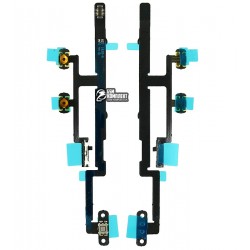 Шлейф для планшетов Apple iPad Mini 2 Retina, iPad Mini 3 Retina, боковой кнопки, кнопки включения, с компонентами Шлейф для планшетов Apple iPad Mini 2 Retina, iPad Mini 3 Retina, боковой кнопки, кнопки включения, с компонентами