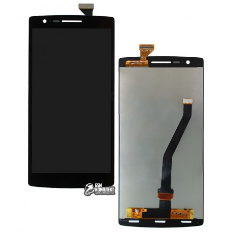 Дисплей для OnePlus One, черный, с сенсорным экраном (дисплейный модуль)