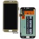 Дисплей для Samsung G925F Galaxy S6 EDGE; Samsung, золотистый, с сенсорным экраном (дисплейный модуль), original (PRC)
