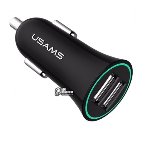 Автомобильное зарядное устройство Usams US-CC013 (2USB, 2.1А)