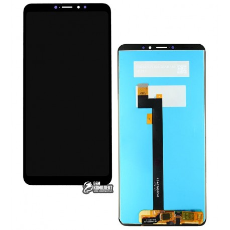 Дисплей для Xiaomi Mi Max 3, черный, с сенсорным экраном (дисплейный модуль), Original (PRC)