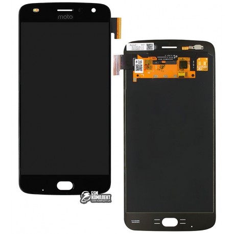 Дисплей для Motorola XT1710 Moto Z2 Play, черный, с сенсорным экраном (дисплейный модуль), original (PRC)