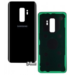 Задняя панель корпуса для Samsung G965F Galaxy S9 Plus, черная, midnight black