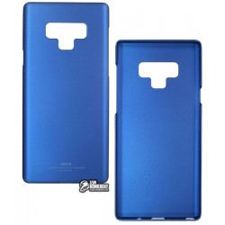 Чехол для Samsung N960 Galaxy Note 9, Msvii, пластиковая накладка, матовый синий