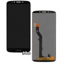 Дисплей для Motorola XT1922 Moto G6 Play, чорний, з сенсорним екраном (дисплейний модуль), China quality
