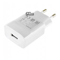 Зарядное устройство Huawei P8 USB Charger, 1USB, 2A, белое